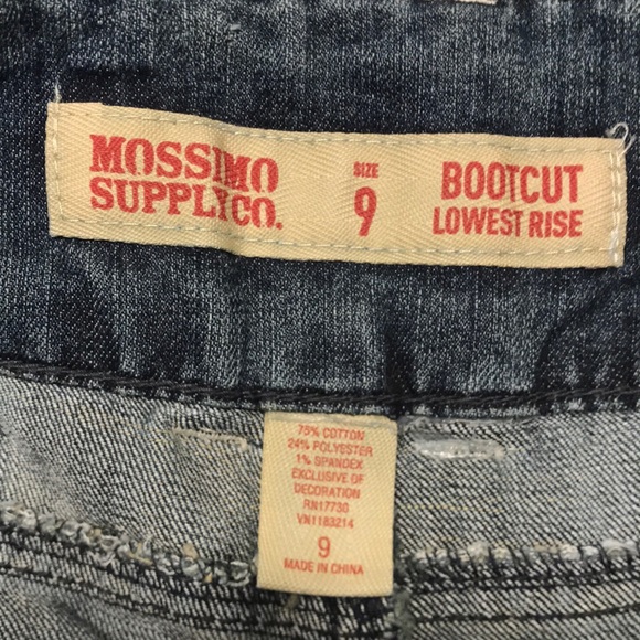 Mossimo Supply Co. Bootcut Low Rise Jeans - Picture 4 of 4